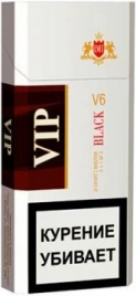 Сигареты VIP Black Slims МРЦ155-00 МТ