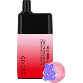 ЭПУ GIVENS 2v1 (5000 затяжек) Розовый лимонад-Мармеладные мишки МТ