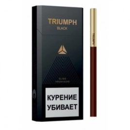 Сигареты Triumph Black Slims 6.2/100 МРЦ160-00 МТ