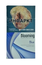 Сигареты Blooming Super slim Blue МРЦ130-00 МТ