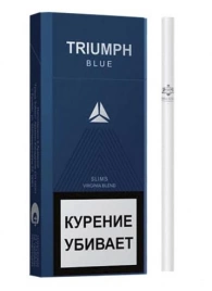 Сигареты Triumph Blue Slims 6.2/100 МРЦ160-00 МТ