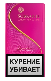 Сигареты Sobranie Superslims Pink МРЦ 173-00 МТ фото 1