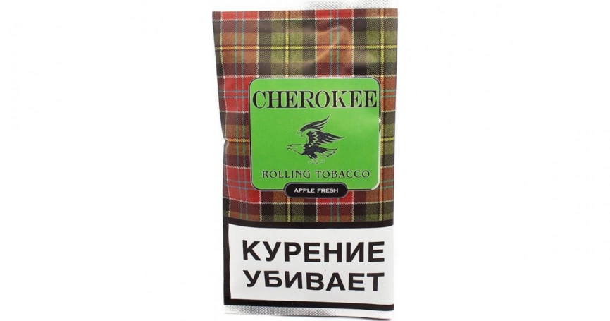 Курительный табак CHEROKEE Эппл Фреш, кисет 25г фото 1