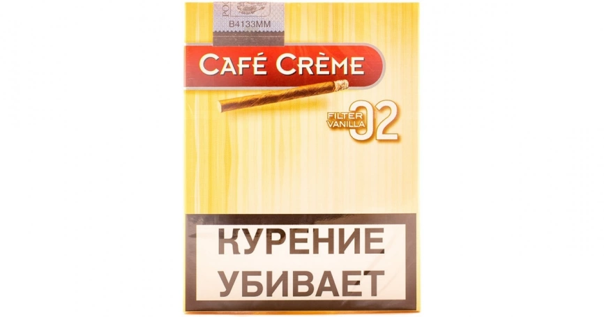Сигариллы CAFE CREME 02 FILTER VANILLA фото 1