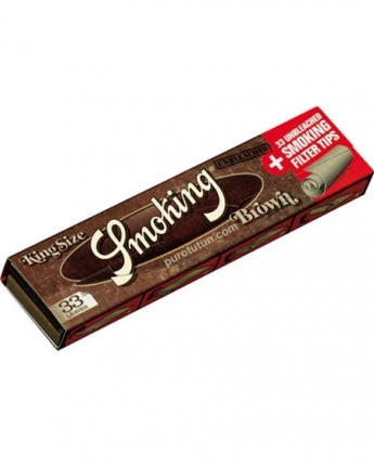 Бумага для самокруток SMOKING KS Brown фото 1