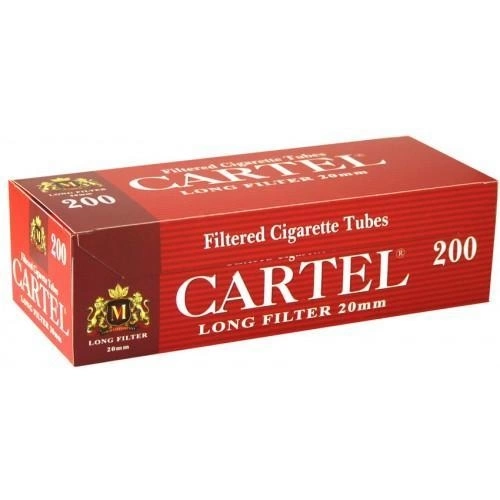 Гильзы сигаретные Картель (200 шт) 25мм Filtered Tubus фото 1