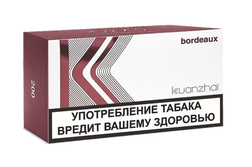 Табак нагреваемый в стиках KUANZHAI BORDEAUX (табак/миндаль) МТ фото 1