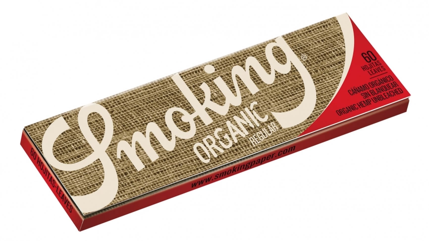 Бумага для самокруток SMOKING REGULAR ORGANIC*60*50 фото 1