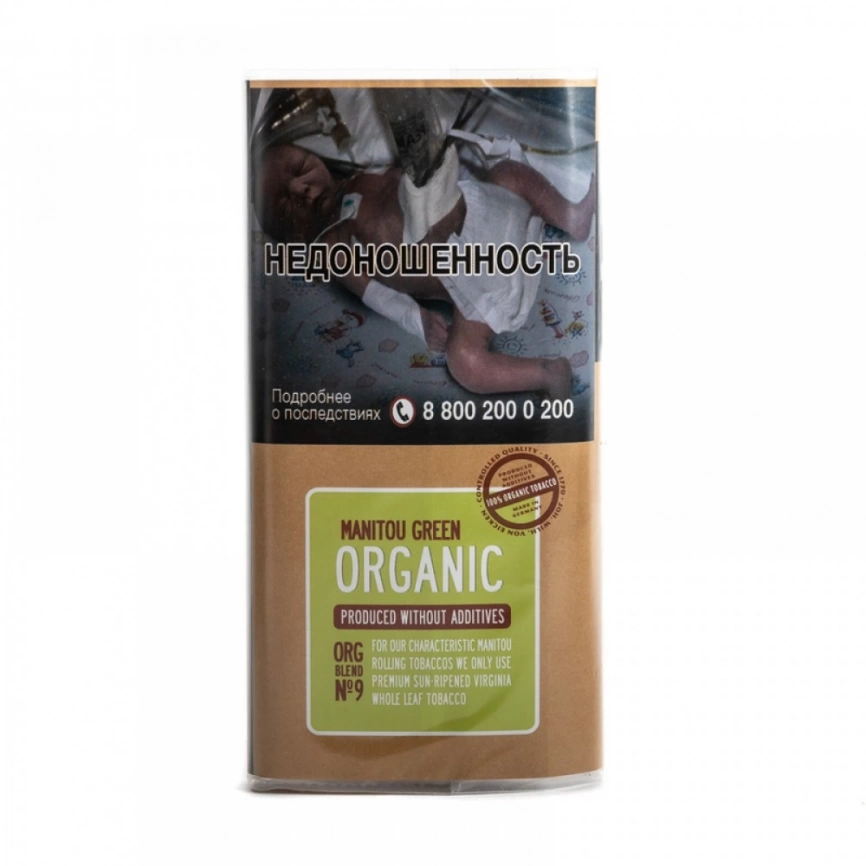 Табак Manitou Organic Green 30гр фото 1