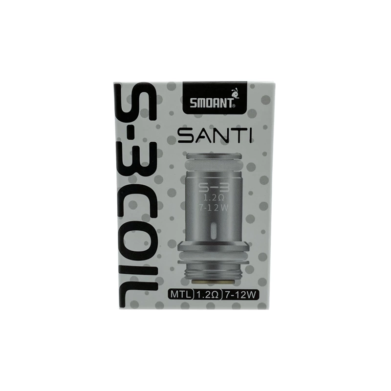 Испаритель Smoant Santi S-3 1.2 ohm 3 шт. в упаковке фото 1