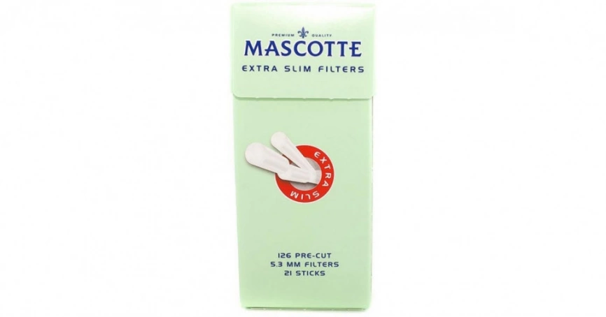 Фильтры для самокруток MASCOTTE Extra Slim Sticks 5.3mm/126 фото 1