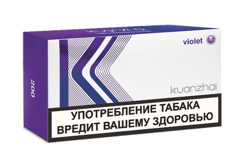 Табак нагреваемый в стиках KUANZHAI VIOLET (кнопка сладкая северная ягода) МТ фото 1