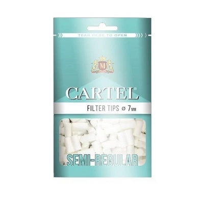 Фильтры для самокруток CARTEL SEMI REGULAR 7*100 фото 1