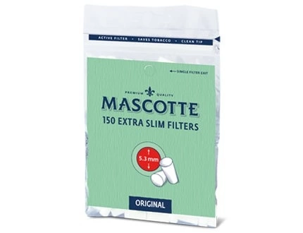 Фильтры для самокруток MASCOTTE Extra Slim Filters 5.3mm(150*20) фото 1