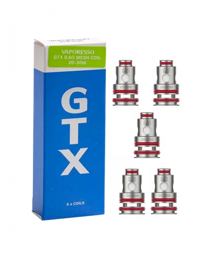 Испаритель Vaporesso GTX 0.6 mesh 5шт. фото 1