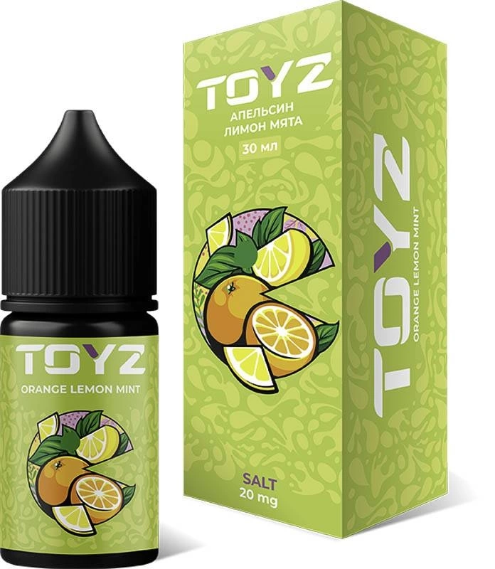 Жидкость Toyz strong 30мл, Orange Lemon Mint (апельсин лимон мята) МТ фото 1