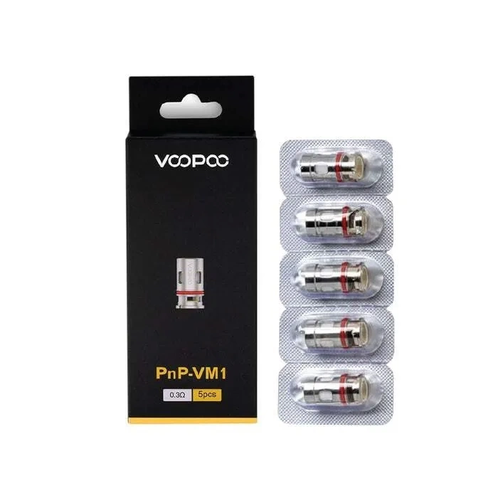 Испаритель VooPoo PnP-VM1 0.3 ohm 5 шт. в упаковке фото 1