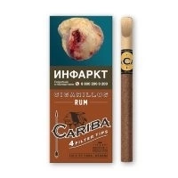 Сигариллы Кариба Ром с деревянным мундштуком фото 1