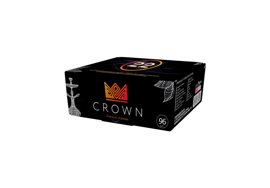 Уголь Crown 96 куб. (22 мм) фото 1